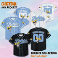 Personalized Bubbles Baseball Jersey, Powerpuff Girls Shirt, Custom Family Outfit