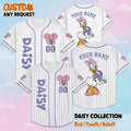 Personalized Daisy Duck Baseball Jersey, Disney Cartoon Baseball Shirt, Personalized Jersey, Magic Kingdom Shirt, Gift For Him