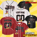Custom Disney Mickey and Friends Special Simple Baseball Collection, Baseball Jersey Collection Choose Style Jersey Disneyland Birthday Gift