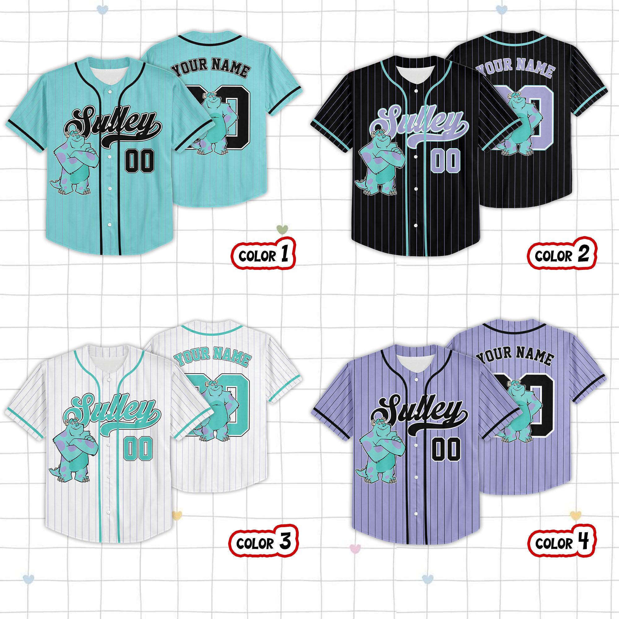 Custom Disney Mickey and Friends Special Simple Baseball Collection, Baseball Jersey Collection Choose Style Jersey Disneyland Birthday Gift