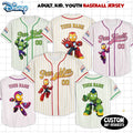 Personalized Disney Marvel Iron Man and His Awesome Friends Baseball Jersey, Superhero Iron Man Ironheart Iron Hulk Birthday Boy/Girl Tee