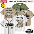 Custom Disney Mickey Mouse Safari Baseball Jersey, Custom Disney Animal Kingdom Mickey&Friends Jersey, Disneyland Safari Family Trip Jersey
