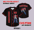 Custom Optimus Prime Baseball Jersey, Vintage Robot Shirt