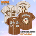 Personalized Baby Taz Baseball Jersey, Looney Tunes Cartoon Shirt