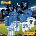 Personalized Disney Stitch Baseball Jersey, Custom Kid Youth Adult Lilo and Stitch Baseball Shirt, Disneyland Trip Outfit, Disney Birthday