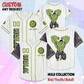 Custom The Hulk Baseball Jersey, Disney The Hulk Baseball Shirt, Matching Disney Trip Outfit, Disney Birthday Gift