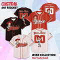 Personalized Jessie Baseball Jersey, Custom Jessie Baseball Shirt, Matching Disney Trip Outfit, Disney Baseball Team Shirt