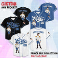 Custom Prince Eric Baseball Jersey, Little Mermaid Outfit
