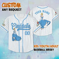 Personalized Cinderella Baseball Jersey, Custom Disney Princess Jersey Shirt, Disneyland Matching Outfit, Gift for Disney Fans