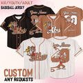 Custom Aladdin Abu Baseball Jersey, Disney Abu Kids Birthday Jersey, Disney Aladdin Moivie Characters Jersey, Disney Family Trip Shirt