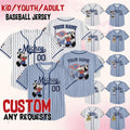 Custom Disney Cruise Line Baseball Jerseys, Mickey & Friends Family Cruise Trip Tee, Let's Cruise, Disney Wish Dream Magic Wonder Fantasy