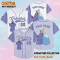 Custom Fairy Godmother Baseball Jersey, Personalized Disney Cinderella Jersey Shirt, Baseball Team Outfit, Disneyland Birthday Gift