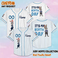 Custom Judy Hopps Birthday Baseball Jersey, Personalized Disney Zootopia 2 Baseball Jersey, Matching Team Outfit, Birthday Gift