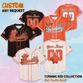 Personalized Turning Red Baseball Jersey, Custom Disney Red Panda Shirt, Matching Family Outfit, Disneyland Birthday Gift