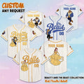Custom Beauty and the Beast Baseball Jersey, Disney Belle & the Beast Shirt, Disney Baseball Team Outfit, Gift for Disney Fans