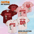 Custom Jessie Baseball Jersey, Disney Toy Story Baseball Shirt, Matching Disney Trip Outfit, Birthday Gift