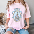Comfort Color® Disney Magical Castle Shirt, Magic Kingdom Blue Coquette Shirt, Disney Castle Fairytale Shirt, Disneyworld Family Trip 212775