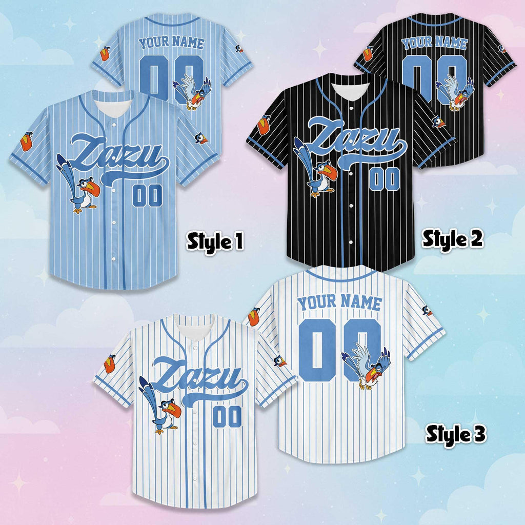 Custom Zazu Collection Baseball Jersey, Disney The Lion King Jersey Shirt, Disney Jersey for Kids, Youth, Adults & Lion King Fans