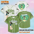 Personalized Mulan Baseball Jersey, Custom Disney Mulan Baseball Shirt, Matching Disney Trip Outfit, Disney Birthday Gift