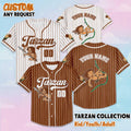 Personalized Tarzan Baseball Jersey, Custom Disney Tarzan Baseball Shirt, Matching Disney Trip Outfit, Disney Birthday Gift