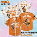 Personalized Russell Baseball Jersey, Custom Disney Pixar Jersey Shirt, Matching Disney Trip Outfit, Disney Birthday Gift