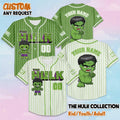 Personalized Baby The Hulk Baseball Jersey, Custom Disney The Hulk Baseball Shirt, Matching Disney Trip Outfit, Disney Birthday Gift
