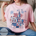 250th America Anniversary Disney Castle Shirt, Retro US 250 Years Disneyland Tee, Independence Day, 4th Of July Shirt, Patriotic Women Tee