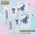 Personalized Eeyore Baseball Jersey, Custom Disney Winnie the Pooh Jersey, Family Matching Outfit, Birthday Gift