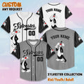 Personalized Sylvester Baseball Jersey, Custom Looney Tunes Jersey, Family Matching Outfit, Sylvester Fan Gift