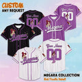 Personalize Megara Baseball Jersey, Custom Disney Hercules Meg Shirt, Disney Family Matching Outfit