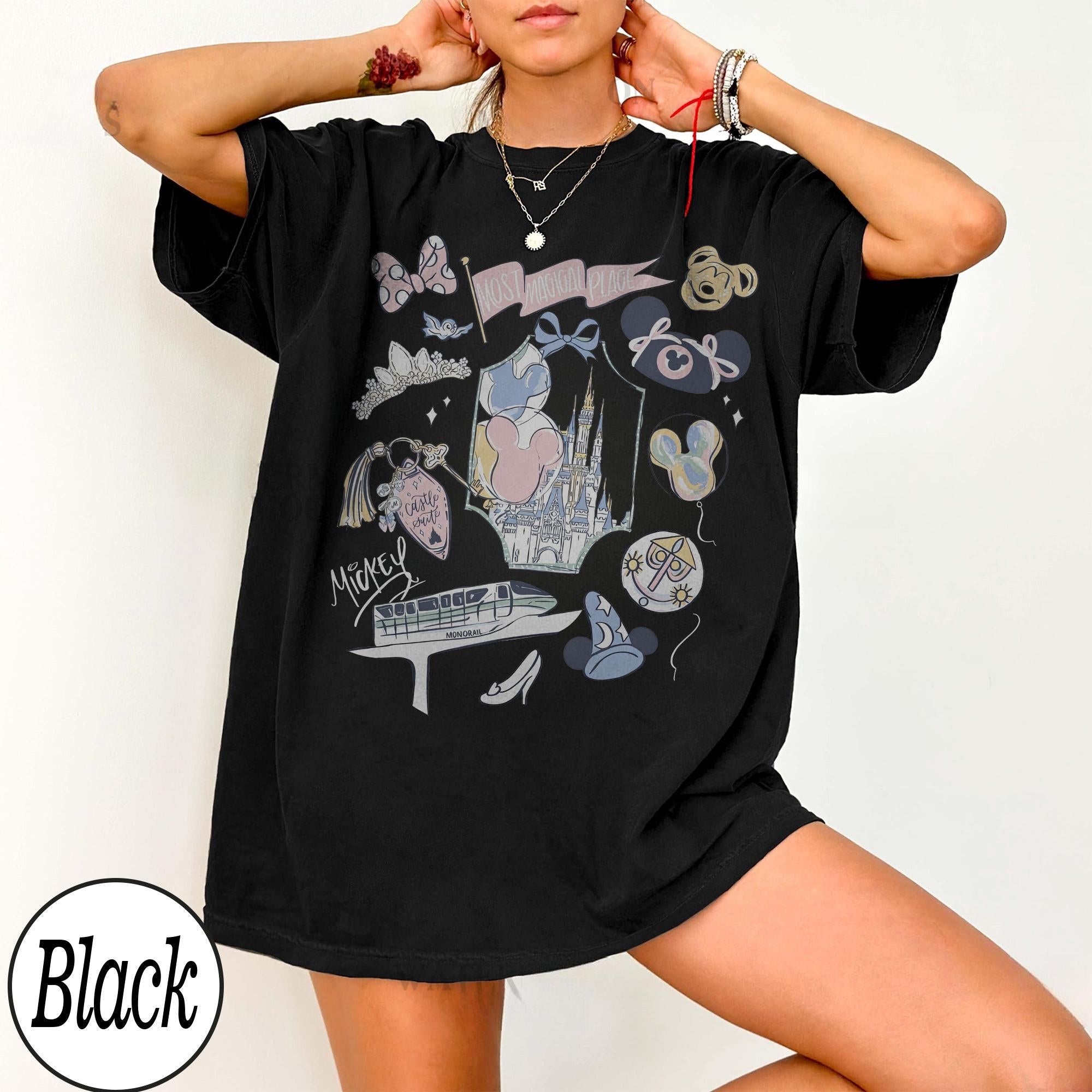 Comfort Colors Disney Magical Castle Shirt, Magic Kingdom Blue Coquette Shirt, Most Magical Place Shirt, Disneyworld Trip, Disney Castle Tee