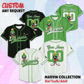 Personalized Marvin the Martian Baseball Jersey, Custom Looney Tunes Jersey, Family Matching Outfit, Baseball Team Shirt