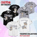 Personalized Thumper Baseball Jersey, Disney Bambi Jersey Shirt, Baseball Team Outfit, Gift For Fans
