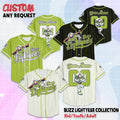 Personalized Buzz Lightyear Baseball Jersey, Custom Disney Toy Story Jersey, Matching Disney Trip Outfit, Disney Baseball Team Shirt