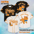 Custom Toulouse The Aristocats Baseball Jersey, Disney Toulouse Jersey, Disney Baseball Jersey Sports Cute Gifts For Fans, Disneyland Jersey