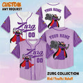 Personalized Zurg Baseball Jersey, Custom Disney Toy Story Baseball Shirt, Matching Disney Trip Outfit, Disneyland Birthday Gift