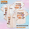 Custom Nick Wilde Birthday Baseball Jersey, Personalized Disney Zootopia 2 Baseball Jersey, Matching Team Outfit, Birthday Gift