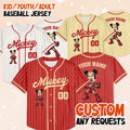 Custom Mickey Ironman Cosplay Baseball Jersey, Disney Ironman Costume Shirt, Mickey Ironman Inspired Shirt,Mickey Superhero Inspired Jersey