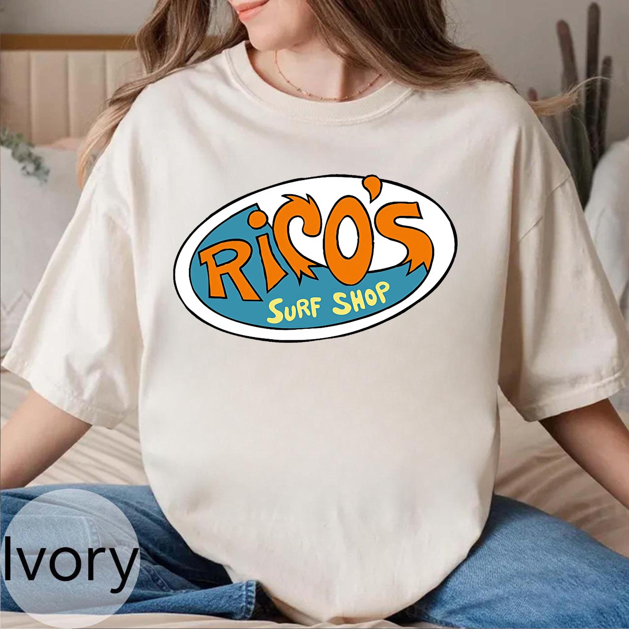 Comfort Colors® Hannah Montana Tee, Rico's Surf Shop Logo, Magic Kingdom Disneyland Gift, Family Vacation Shirt, Retro 90s Disney Style