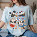 Mickey Minnie Disney Cruise Line T-shirt, Disney Cruise Group shirt, Disney Trip shirt, Let's Cruise, Disney Wish Dream Magic Wonder Fantasy