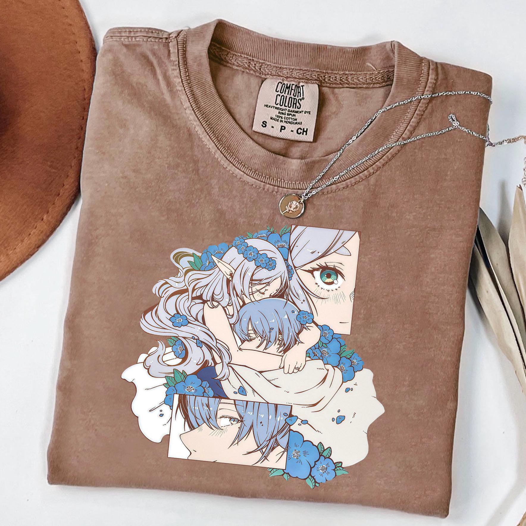 Frieren Beyond Journeys End Anime Shirt Elf Mage Fantasy Tee