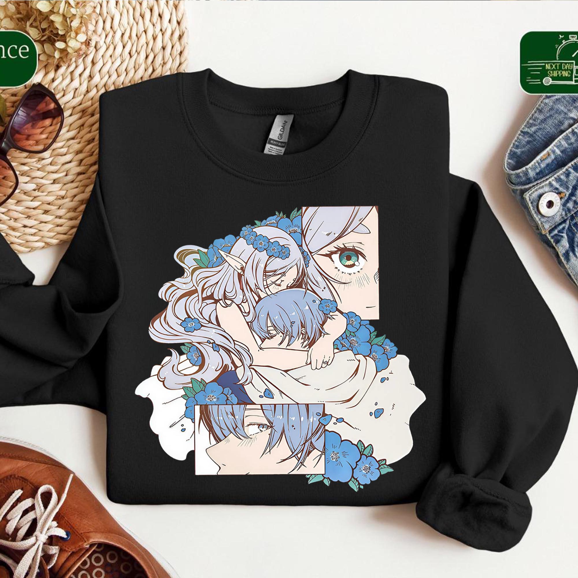 Frieren Beyond Journeys End Anime Shirt Elf Mage Fantasy Tee