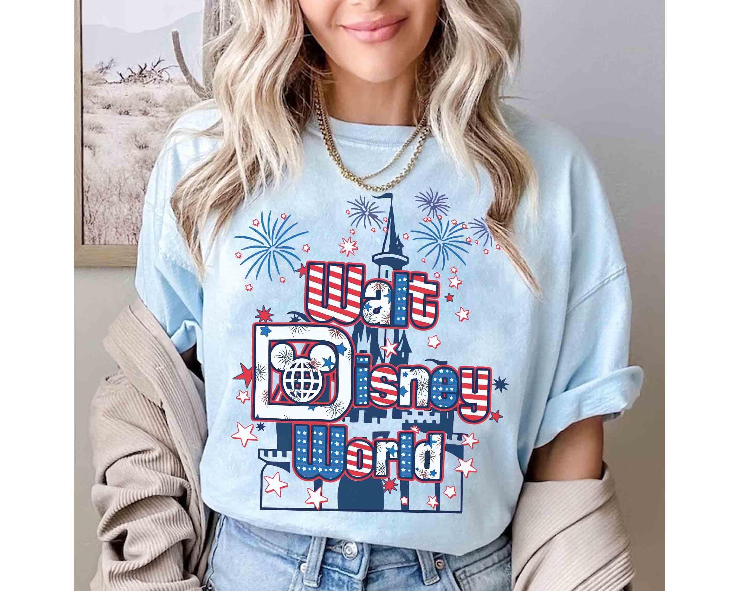 250th America Anniversary Disney Castle Shirt, Retro US 250 Years Disneyland Tee, Independence Day, 4th Of July Shirt, Patriotic Women Tee