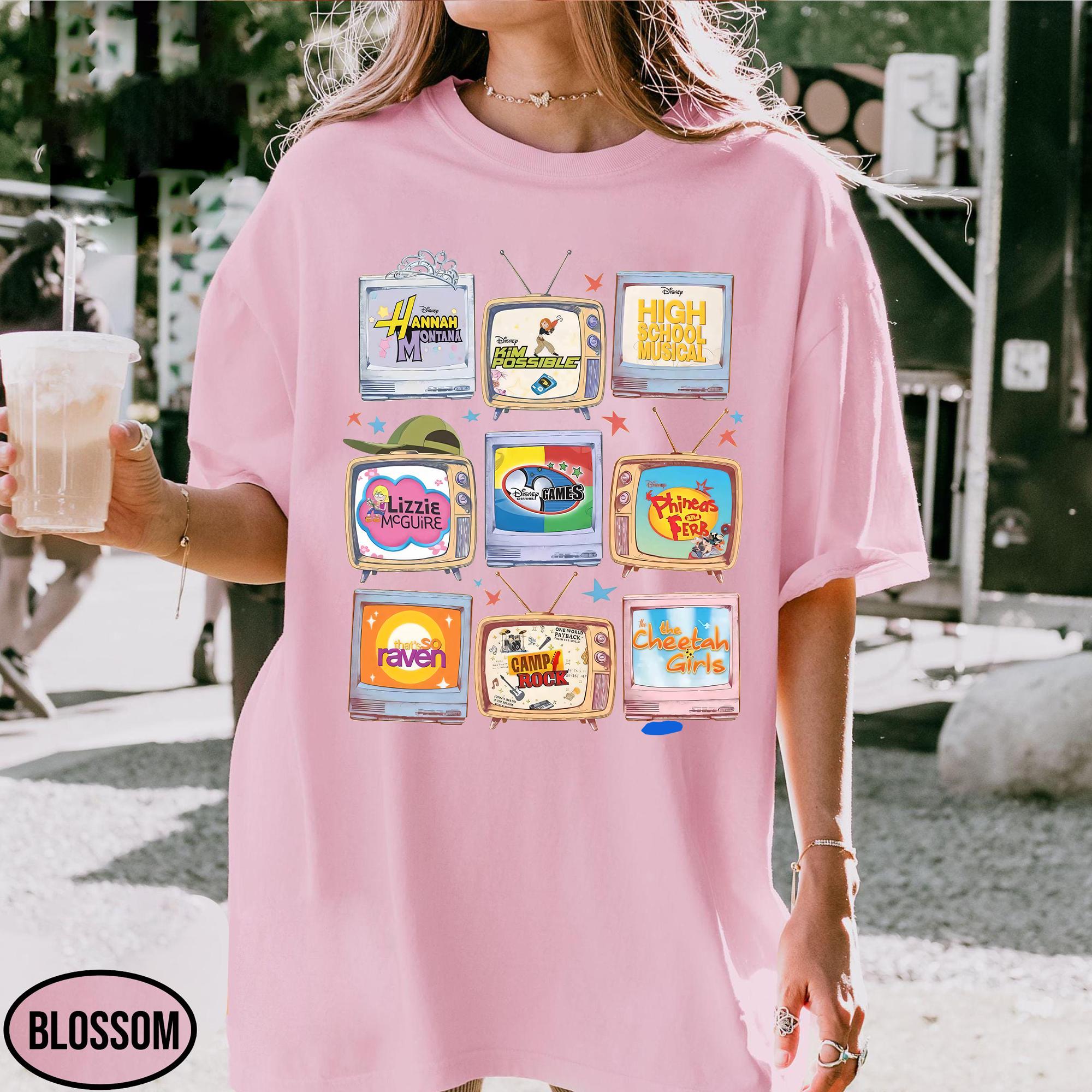 Disney Channel Movie TV Shirt, Phineas And Ferb Lizzie McGuire High School Musical Disney Channel Fan Tee, Walt Disney World Disneyland Trip
