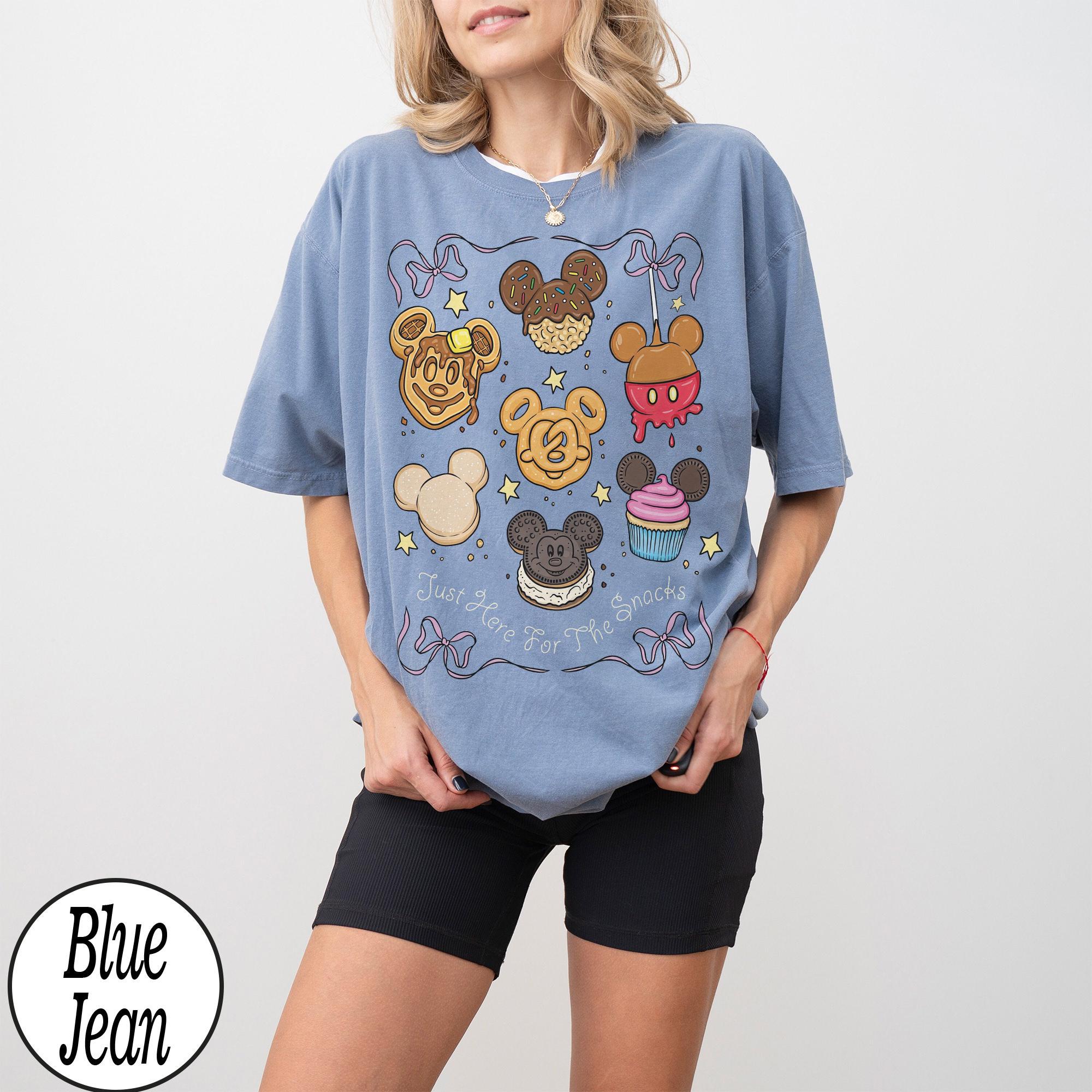 Coquette Bow Disney Just Here For The Snacks Shirt, Mickey Mouse Treats Tee, In My Snack Era Tee, Epcot World Tour, Snack Around the World