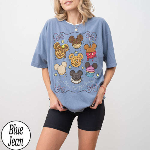 Coquette Bow Disney Just Here For The Snacks Shirt, Mickey Mouse Treats Tee, In My Snack Era Tee, Epcot World Tour, Snack Around the World