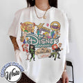 Retro Disney Channel Cartoon Characters Shirt, Hannah Montana Lizzie McGuire T-Shirt, High School Musical, Family Trip Matching 2026 T-Shirt