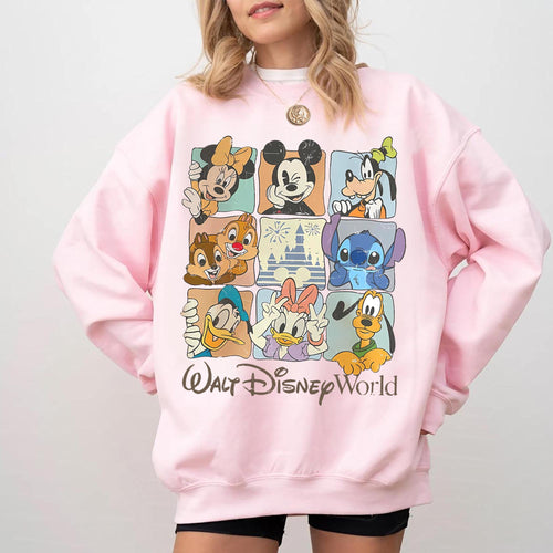 Comfort Colors Walt Disneyworld Retro Shirt, Vintage Disneyworld Tee, Mickey and Friends Vacation T-Shirt, Disney 2026 Trip Outfit