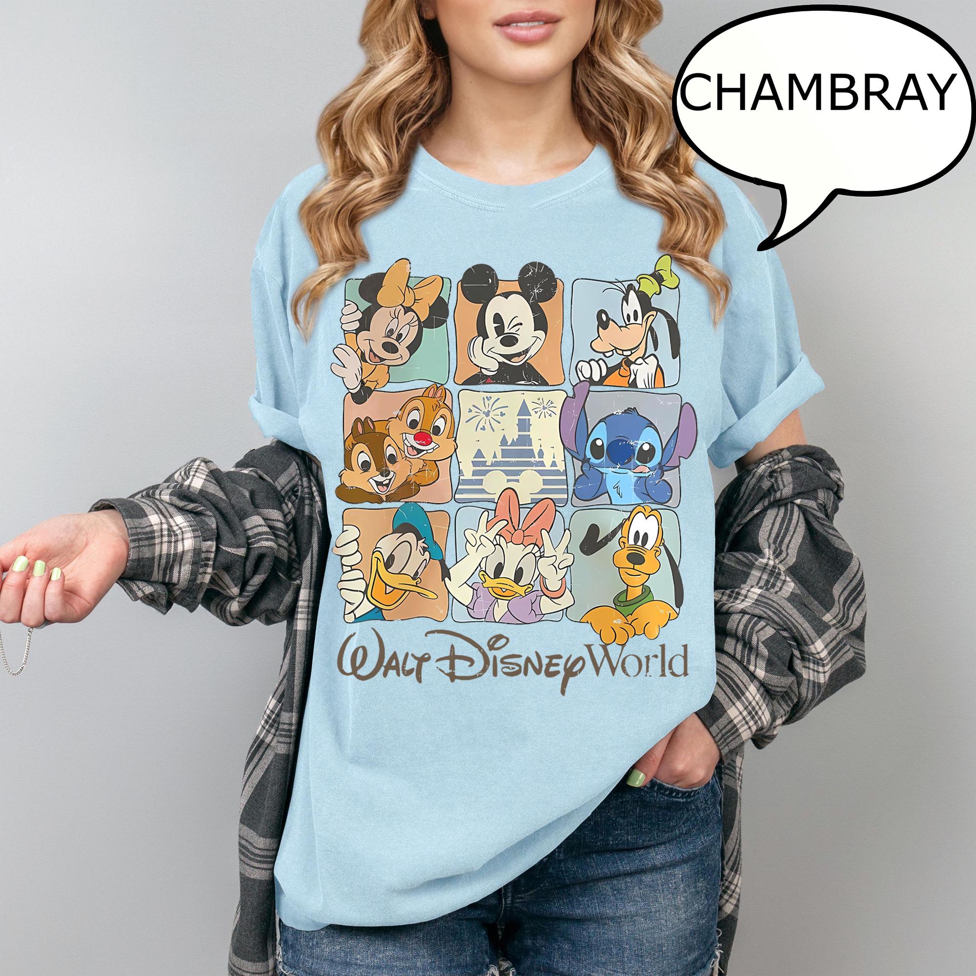 Comfort Colors Walt Disneyworld Retro Shirt, Vintage Disneyworld Tee, Mickey and Friends Vacation T-Shirt, Disney 2026 Trip Outfit