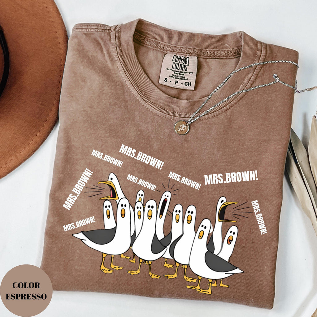 Comfort Colors® Custom Seagulls Teacher Shirt, Funny Teacher Tee, Teacher Appreciation Gift, Funny Personalized Teacher Nemo T-shirt